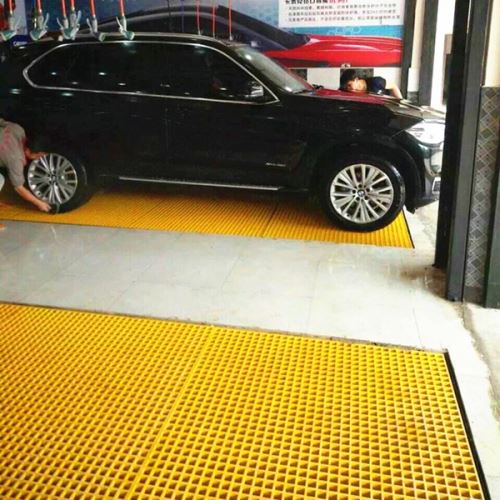 Caillebotis en plastique de plancher de station de lavage de FRP